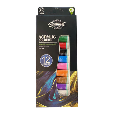 Acrylic Colors 12 Colors 6 ML / A2306