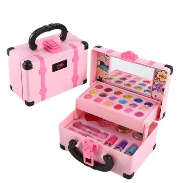 (Net) Kids Makeup Kit - Safe Cosmetics Play Set for Little Glam Stars