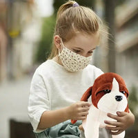 Electric Dog Toy - Interactive Pretend Play Set of 2 Small Plush Dogs for Kids