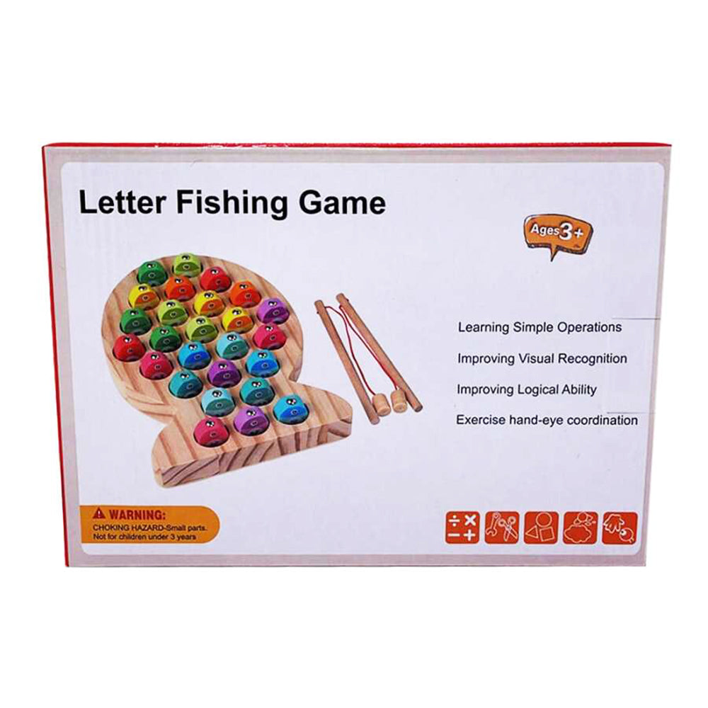 Wooden Letter Fish Game
