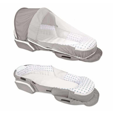 (Net) Portable Infant Sleeper with Music and Light Travel Bag Baby Bed with Net