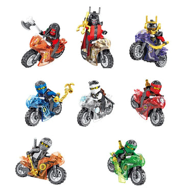 Ninja Building Block Toy Display Box Set - Educational Fun for Children