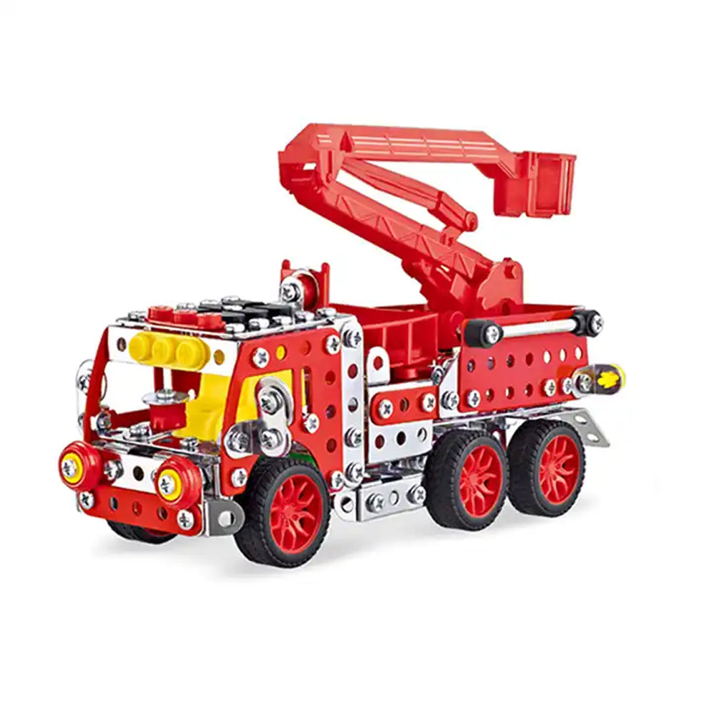 DIY 3D Metal Puzzle Fire Fighting Truck Building Set