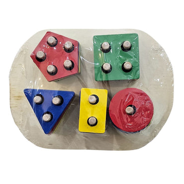 Wood Shape Matching Playset