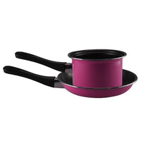 (net) Fry pan 20 cm with Milk Pan 14 cm 2 pcs