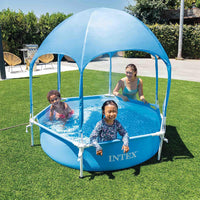 (NET) Intex Canopy Metal Frame Pool
