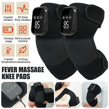 (Net)Electric Knee Massager Heated Massage Pad