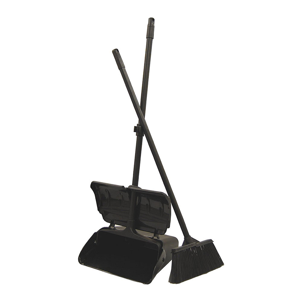 (NET) Long Handled Dust Pan- Stand Up Design