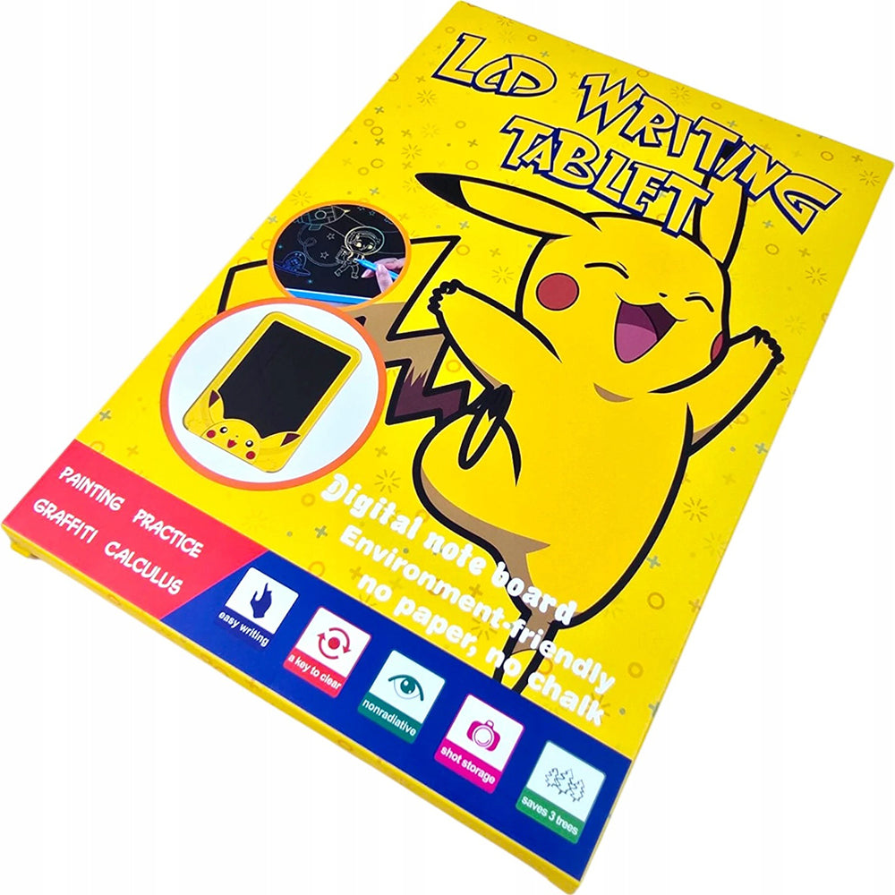 (Net) Pikachu Kids Drawing Tablet 8'' LCD Educational Board / GO-537