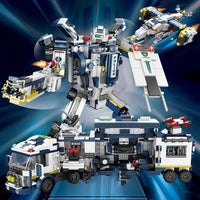 812-Piece Police Robot Building Blocks Set