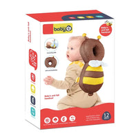 (net) Head Back Protector Cartoon Bee Pillow Baby Head Fall protection Pillow Cushion