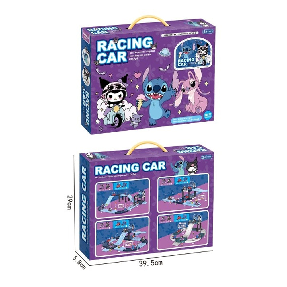 Stitch Racing Car Track Playset