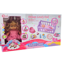 9 Inch Baby Doll Set With 4 Sounds