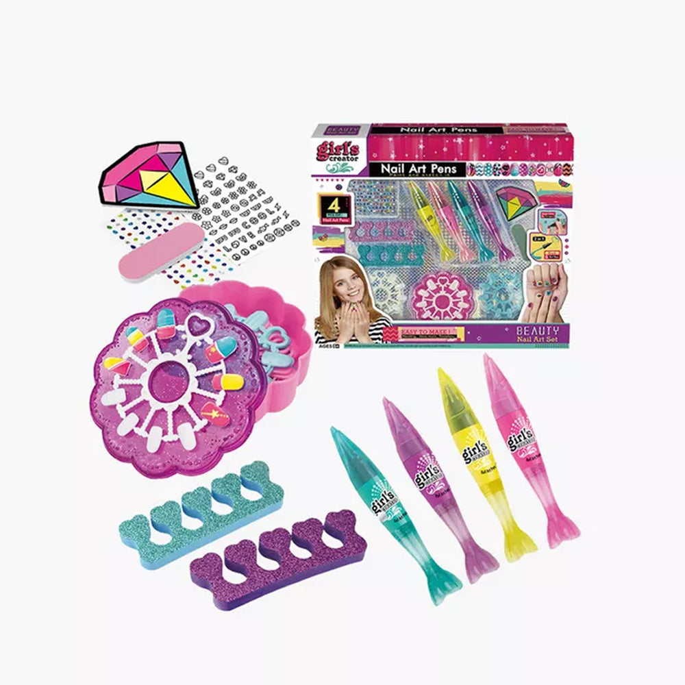 Kids' Nail Art Studio - Creative Manicure Fun Set