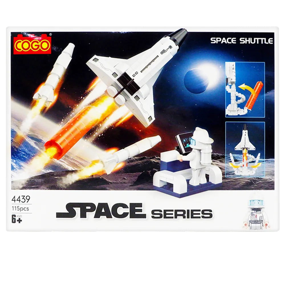 Space Shuttle Building Blocks Set - Kids Plastic Block Toy