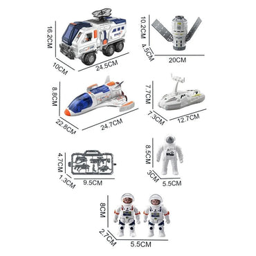 Toy Space Set: Rookie Spaceship Adventure Truck