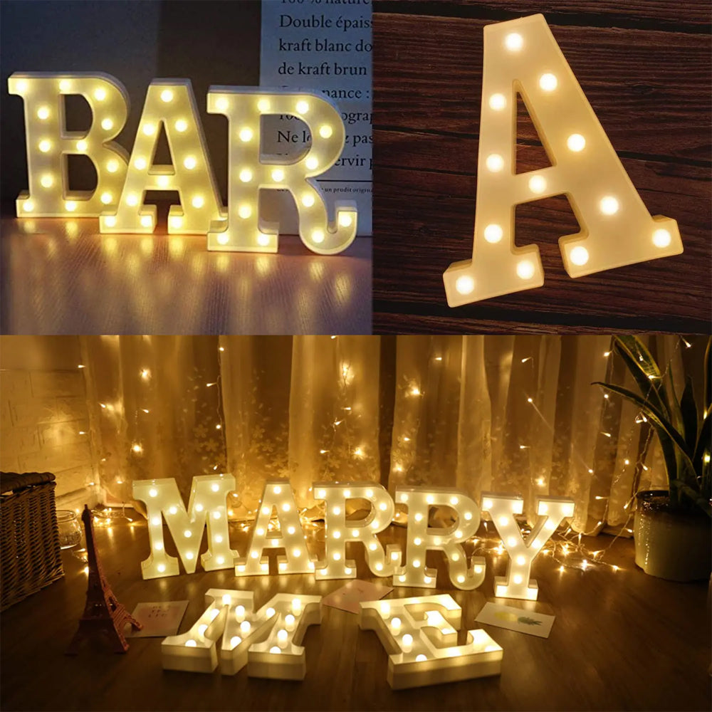 Led Light Alphabet