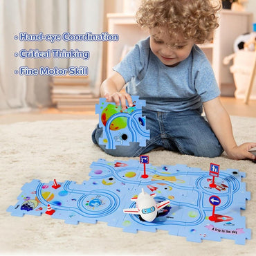 Car Adventure Space Mat Track Playset