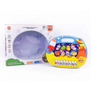 Baby Plastic Toy Piano - Intelligent Cartoon Musical Electronic Organ