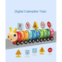 Wooden Caterpillar Train Sets
