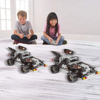 (Net) RC Racing Car Building Blocks Set - 194pcs, 4CH Remote Control
