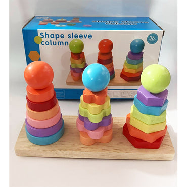 Wooden Shape Sleeve Column