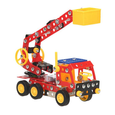 DIY Fire Truck 3D Metal Puzzle - Interactive Assembly Toy for Kids