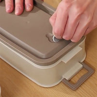 (NET) 1.8L Stainless Steel Leak-proof Lunch Box