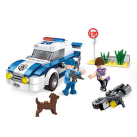 COGO 185 PCS Educational Building Blocks Police Station Toy