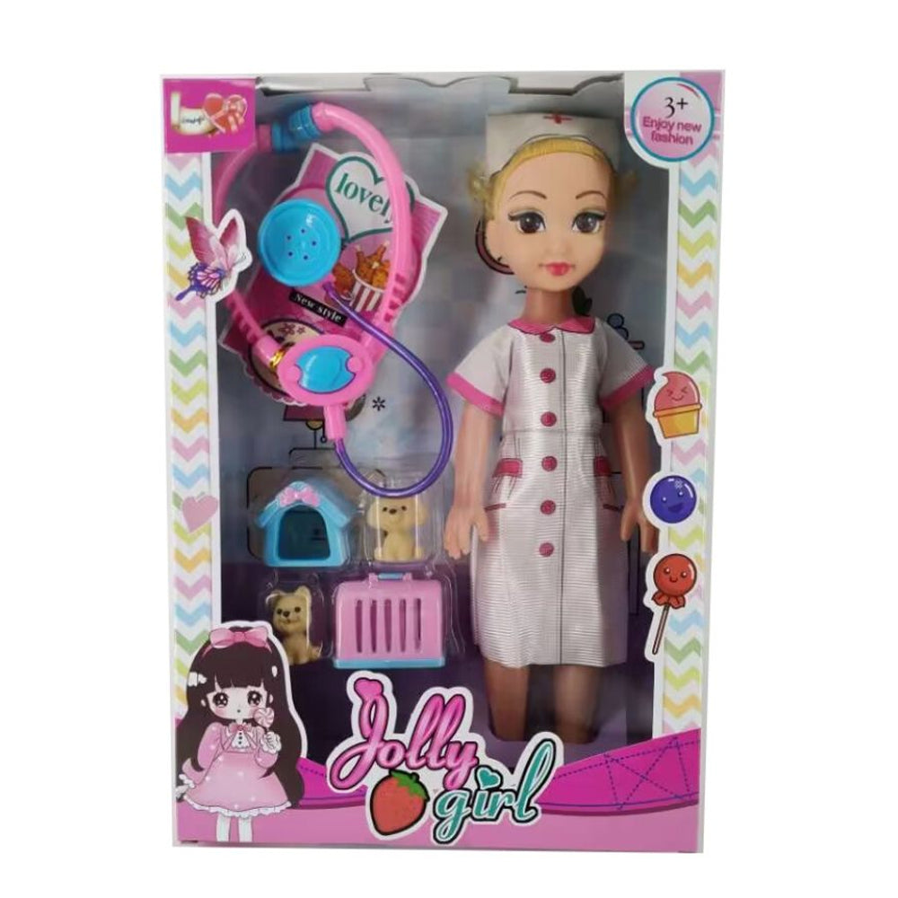 Baby Doll Pet Doctor Vet Set - Complete with Pets and Tools for Imaginative Play