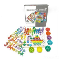 Logarithmic Plate Board With Beads Toys Kids