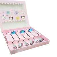 Silver Stitch Spoon And Fork Set 6 Pcs