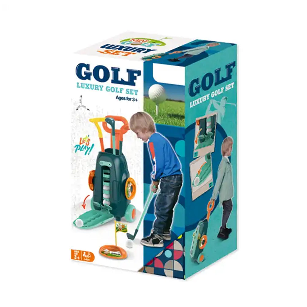 "Kids' Mini Golf Cart Toy Set - Indoor and Outdoor Sports
