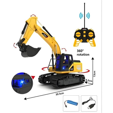 2.4G RC Truck Digger Tractor Car for Boys