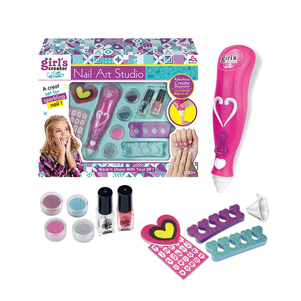 DIY Art Color Children's Manicure Set - Beauty Makeup Toys for Girls