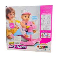 12 inch Baby Doll Rocking Horse With Sound