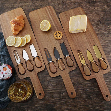 (NET) Wood Cheese Cutting Board