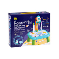 Trace & Draw Art LED Projector Drawing Board - Pink Kids Rocket Painting Table