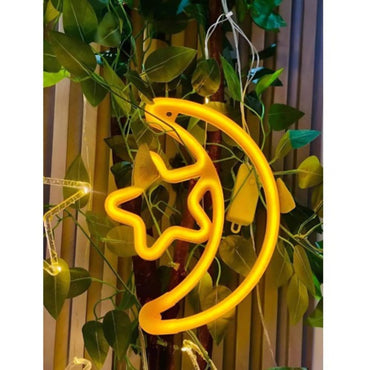 (Net) Ramadan Moon And Star Light Decoration