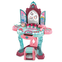 (Net) Infrared Induction Dressing Table & Makeup Set for Girls