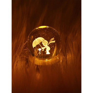 The Little Prince Crystal Ball With Light 6cm