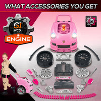 (Net) Pink Toy Engine Truck for Kids - Where Play Meets Learning