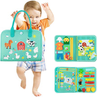 (Net) Sensory Activity Book Animal Design Busy Board