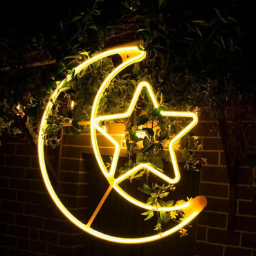 (Net)Ramadan Moon and Star Light