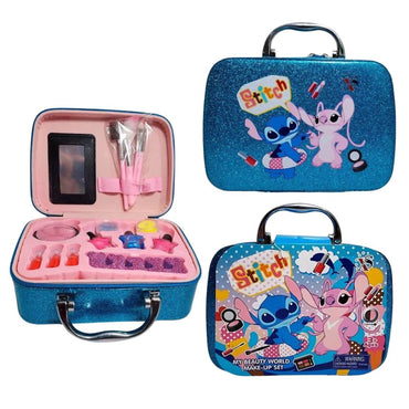 Stitch Angel Makeup Kit Suitcase for Girls