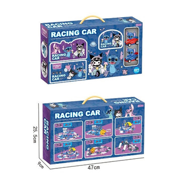 Stitch Parking Racing Car Track Set 36 Pcs