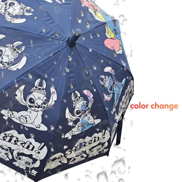 (Net) Stitch Magic umbrella – water hit, color came!