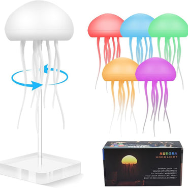 Rechargable Cute RGB Jellyfish Light