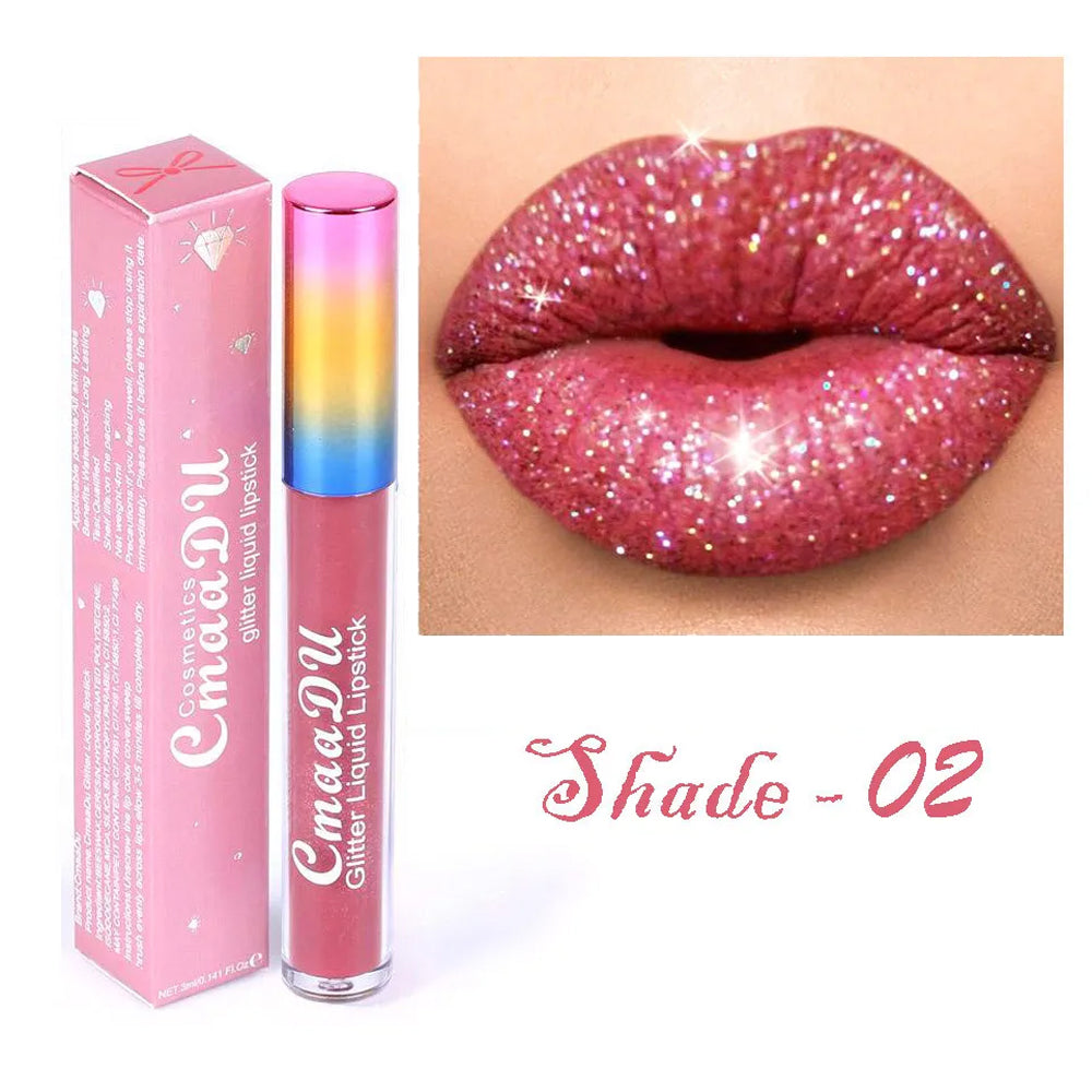 (NET) Glitter Flip Liquid Lipstick Matte Waterproof/900070