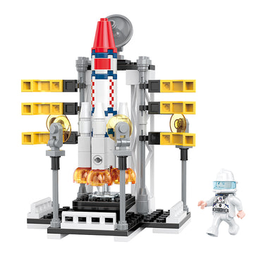 COGO City Space Rocket Blocks Set - Educational Building Toys for Kids